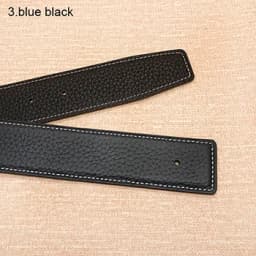2026 WITHOUT BUCKLE 3.2cm 14colors Ciartuar new design for men women belt high quality cowskin genuine leather two sides