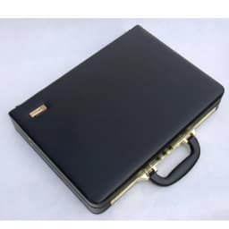 Business Men Black Leather Messenger Bag Box 14"18" Inch Computer Box Briefcase
