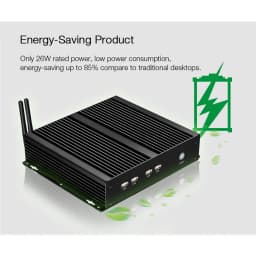 BEBEPC Industrial Mini PC with Intel Core I5-3317U Support Windows XP Ubuntu Linux 4xRS232 8xUSB2.0 Computer Windows10 Ready