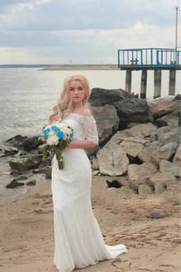 Lace Boho Mermaid Wedding Dresses Half Sleeves Off The Shoulder Beach Bridal Dresses Elegant Wedding Gowns