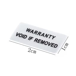 300pcs Printed Security Seals Tamper Evident Warranty Void Labels Sticker Seals 20mm X 10mm