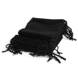 100pcs 12*10Cm Black Velvet Gift Drawstring Pouch Bags,Party Jewelry Gift Bag Christmas Candy Wedding Gift Bags Jewelry Packing