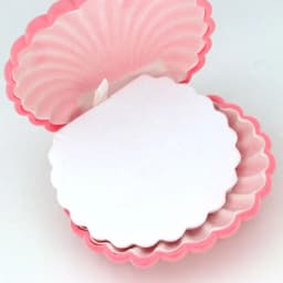 1 PCS Pink Velvet Shell Necklace Earrings Ring Box Jewelry Packaging For Wedding Engagement Display Holder Storage Wholesale