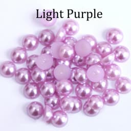 2/3/4/5/6/8/10/12/14mm Imitation Pearl ABS Plastic Half Round Loose Bead for DIY Jewelry Making Accessories Nail Art Crafts