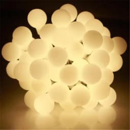 10M 100 LED Globe String Lights Warm White/White Ball Fairy Light for Party Christmas Wedding New Year Indoor&outdoor Decoration