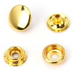 25sets 10/12/15/17/20mm Metal Sewing Snap Fastener Button Press Popper Stud Leather Bag Clothes Jacket Repair Rivet DIY