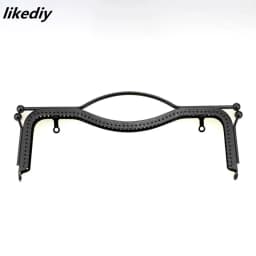 4 Pcs/Lot 27 CM Bronze Silver Gold Black Lips Metal Purse Frame Kiss Clasp Embossing Handle Sewing Bag Part