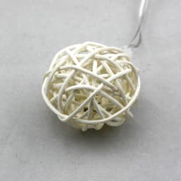 AA Battery Powered 20LED Christmas Wedding Party Fairy Holiday Decoration Warm White Rattan Ball LED String
