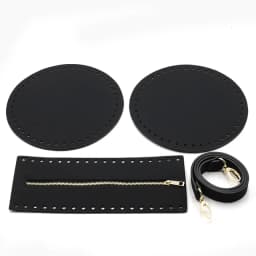 1Set Handmade Handbag Bag Set Leather Bag Bottoms With Hardware Package Accessories HandBag Shloulder Straps DIY Women Backpack