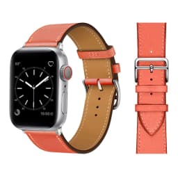Leather strap For Apple watch band 44mm 45mm 49mm 41mm 40mm Accessorie wristband correa bracelet iWatch series 9 7 8 SE ultra 2