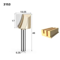 HUHAO 1pc 1/2 1/4 Shank Cleaning Bottom Engraving Slab Surfacing Flattening Router Bit Woodworking Tool CNC Cutter 6-50mm