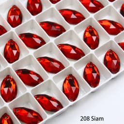 Horse EyeSewing Gems AB Flatback Rhinestones Glitter Sew On Crystals Stones Navette K5 Glass Strass For DIY Clothes Crafts