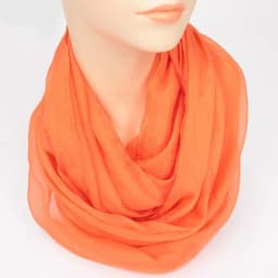 Spring Autumn Chiffon Hedging Bib Pure Color Wild Neck Scarf Women's Soft Light Breathable Decorative Beach Sunscreen Gauze D62