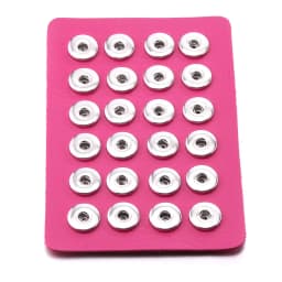 2022 New High Quality Snap Jewelry Display Board Fit 18mm Snap Buttons Jewelry Black Flannel PVC Snap Display Holder