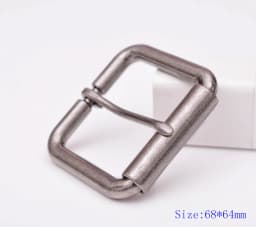 2" (51mm) Antique Silver Heavy Duty Wide Big Mens Roller Belt Buckle End Bar Jeans Leather Belt Buckles Replacement