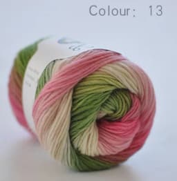 100% Wool Yarn Rainbow Color for Hand Knitting Crochet Plush Thickness Lanas Thread DIY Soft Scarf Shawl Sweater