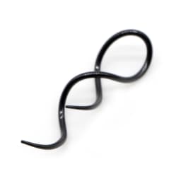 Alisouy 2pcs Punk Stainless Steel 8-shaped twist Dangle Men Women Ear hook Earrings Fake Ear expander Piercing Body Jewelry