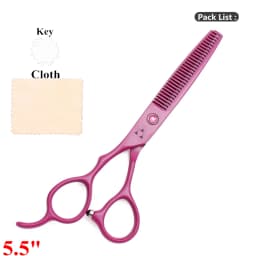 5.5 6.0 Hair Scissors For Left Hand Japan 440C Professional Hairdressing Barbers Cutting Set Thinning Shears Hairdresser B8001