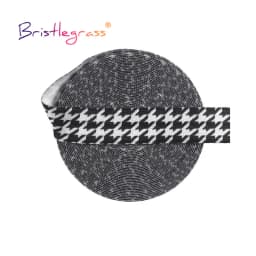 BRISTLEGRASS 2 5 10 Yard 5/8" 15mm Lace Crown Leopard Animal Print Fold Over Elastics FOE Spandex Band Tape Hair Tie Sewing Trim