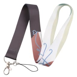LB3010 Pink Love Neck Strap Lanyard for Key ID Card Cell Phone Straps USB Badge Holder DIY Neck Strap Hang Rope Rainbow Keychain