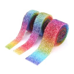 Rhinestones Tape Trim Hot Fix Strass Crystal Sewing Ribbon Appliques DIY Rhinestone For Decorations Trim Garment Accessories