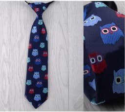Ricnais Child Cartoon Slim Free knots Elastic strap Tie for Children Boys Girls Students Kid Stage Performance Photograph Tie