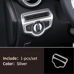 Silver Interior for Mercedes W205 AMG Coupe AMG C205 2 Doors C260 C300 C200 Mercedes C Class Accessories W205 Interior