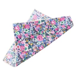 New Floral Pocket Square Gift Set Handkerchief 100% Cotton Hankie Printing Women&Men Casual Party Gift Tuxedo Bow Tie Accessory