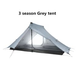 3F UL GEAR LanShan 2 Pro 2 Person Outdoor Ultralight Camping Tent 3 Season Professional 20D Nylon Both Sides Silicon Tent