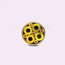 5mm Mosaic Pin Rivets for Knife Handle Screw Decorate 9 Kinds Design Exquisite Style Mosaic Pin Knife Handle Tool Length 9cm
