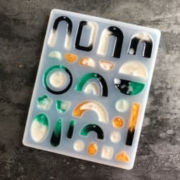 1 Set Geometric Shape Earrings Pendants Silicone Molds Epoxy Resin Mold for DIY Crafts Jewelry Making Resin Pendant Mould
