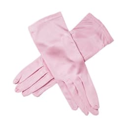100% Natural Silk Gloves Female Summer Thin UV Sunscreen Breathable Sleep Moisturizing Elastic Touch Screen Driving Mittens L36L