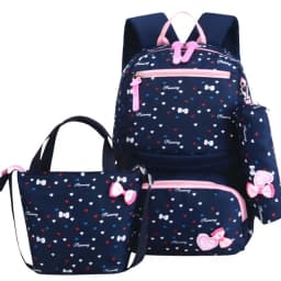 3 pcs /set USB Male backpack high school bags for women travel men school backpacks boys one student shoulder bag sac mochila