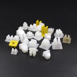 50 Pcs Mix Car Door Panel Bumper Fixed Screw Square Round head Nut Screw Fixed Grommet Clip Plastic Snap In Fastener