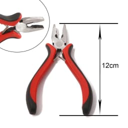 1Pc Black Red Blue Handle Anti-slip Splicing and Fixing Jewelry Pliers Tools & Equipment Kit for DIY Jewelry Accessory Design