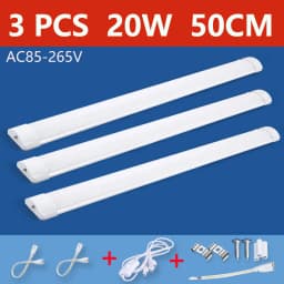 Led Bar Light Profile 10W 20W Led Strip T5 Tube Kitchen Indoor Lighting 30cm 50cm Wall Lamp Lights for Kitchen Cabinet AC85-265V