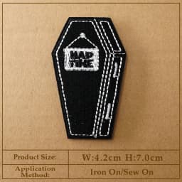 CAT Peace Embroidered Applique Patches Fabric Garment Apparel Clothing Accessories Embroidery Badges Star