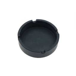 Silicone World Portable Silicone Round Ashtray Durable Soft Eco-friendly Ashtray High Temperature ResistanceAnti-fall Anti-slip