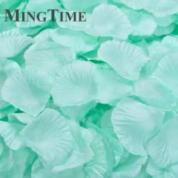 100pcs Silk Rose Artificial Petals Colorful Love Romantic Warm Table Confetti Silver Fake Flowers Wedding Supplies Party Decor