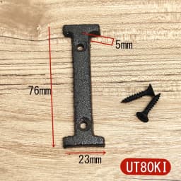 Metal Letters House Numbers Retro 3D Sign Cafe Wall Creative Cast Iron Decoration Doorplate Digital Arabic Furniture Hardware