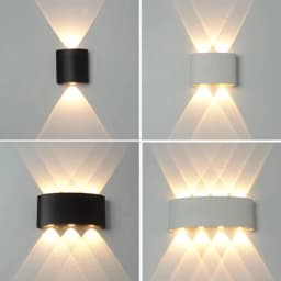 IP65 Led Wall Lamp Waterproof Interior Wall Light AC110V 220V Lndoor Outdoor Lighting For Living Room Bedroom Stairs Home Decor
