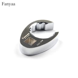 Fanyaa Flare Nut Clamp Tool Plum Open End Tubing Wrench Head 1/2 Inch 20-32mm Individual Hand Tool Fully Polished Chrome Plated