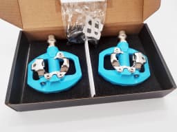 NEW SYUN-LP Black Nylon DU+Bearing MTB Mountain XC Clipless Bike SPD Bicycle Cycling Pedals Inc Cleats Pedal Bicycle Parts