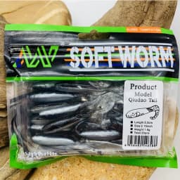 Hanlin 10pcs/20pcs 65mm/55mm Silicone Soft Lures Piece Artificial Wobblers Bait For Fishing Pva Swimbait Pike Bass Carp Tackle