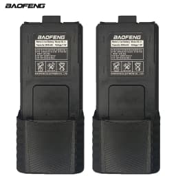 BAOFENG UV-5R Battery For Pofung UV5RA UV-5RE DM-5R Plus BF-F8 RT-5R Walkie Talkie BL-5 Battery 3800 Compatible USB 1/2PCS