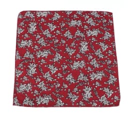 New Floral Pocket Square Gift Set Handkerchief 100% Cotton Hankie Printing Women&Men Casual Party Gift Tuxedo Bow Tie Accessory