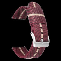 Woven Nylon Strap 18mm 20mm 22mm 24mm Stainless Steel Buckle Quick Release Men Replacement Bracelet Wrist Band Watch Accessories