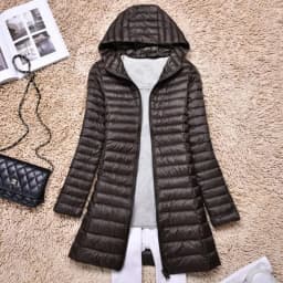 SEDUTMO Winter Duck Down Jackets Women Ultra Light Long Down Coat Spring Hoodie Puffer Jacket Slim Parkas ED876