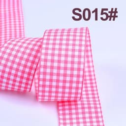 5Yards/Roll Plaid Ribbons Grosgrain Ribbon Gift Wrapping Polyester Ribbon Handmade DIY Bow Wedding Party Home Decor