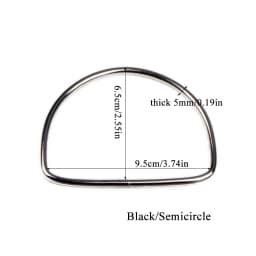 Cute Cat Ear Metal Bag Handle Replacement for DIY Shoulder Bags Making Handbag